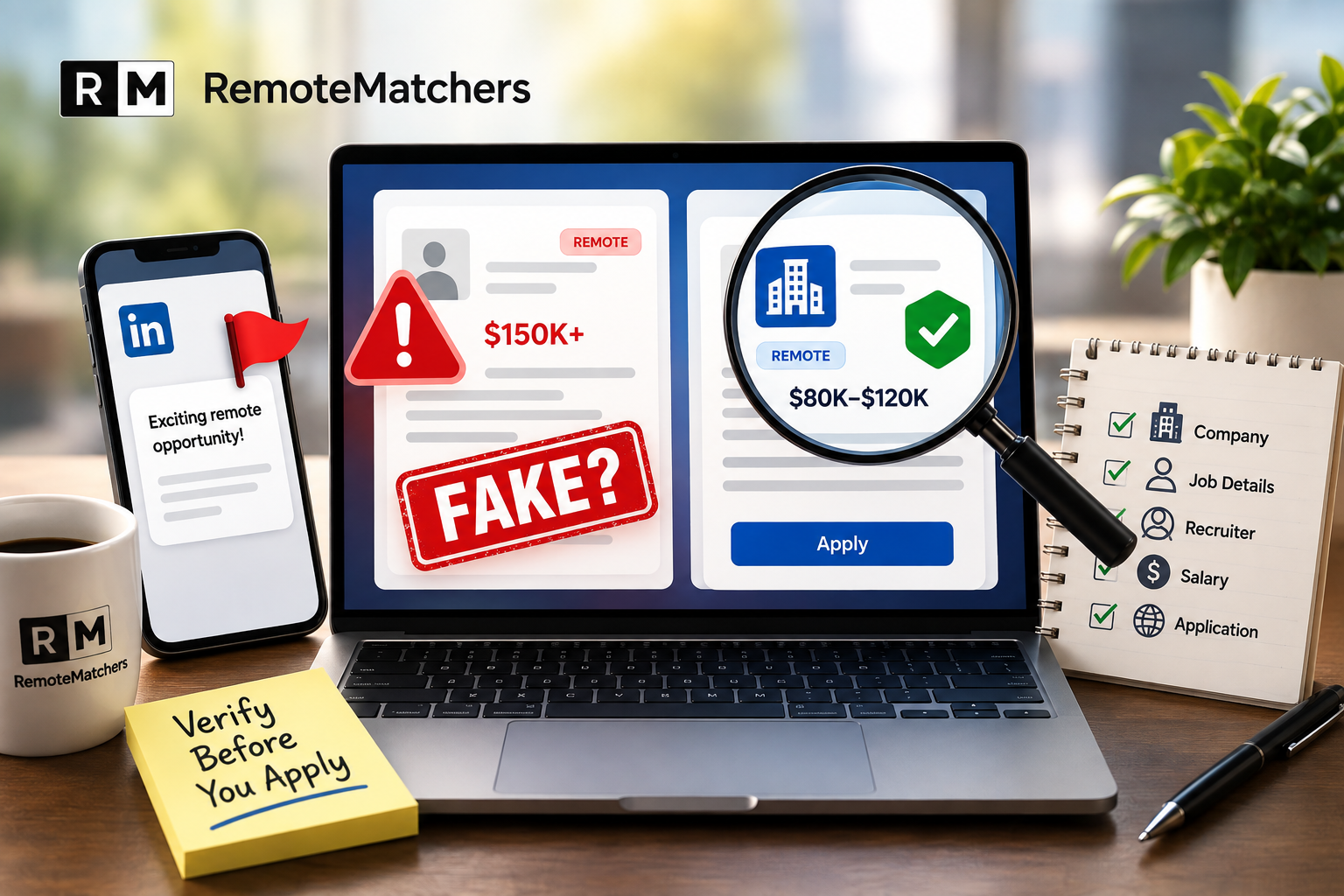 How to Spot Fake Remote Jobs: 10 Red Flags to Watch For